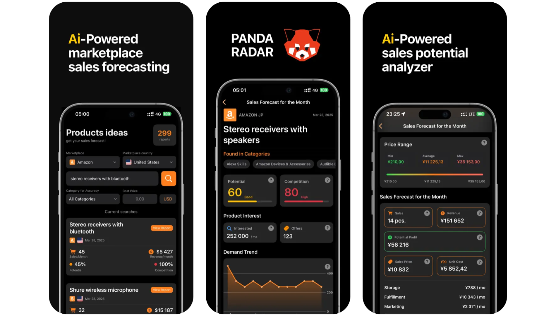 PandaRadar iOS App Preview
